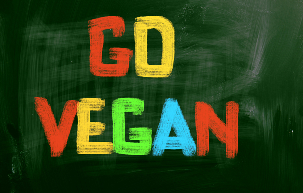 Go Vegan Concept